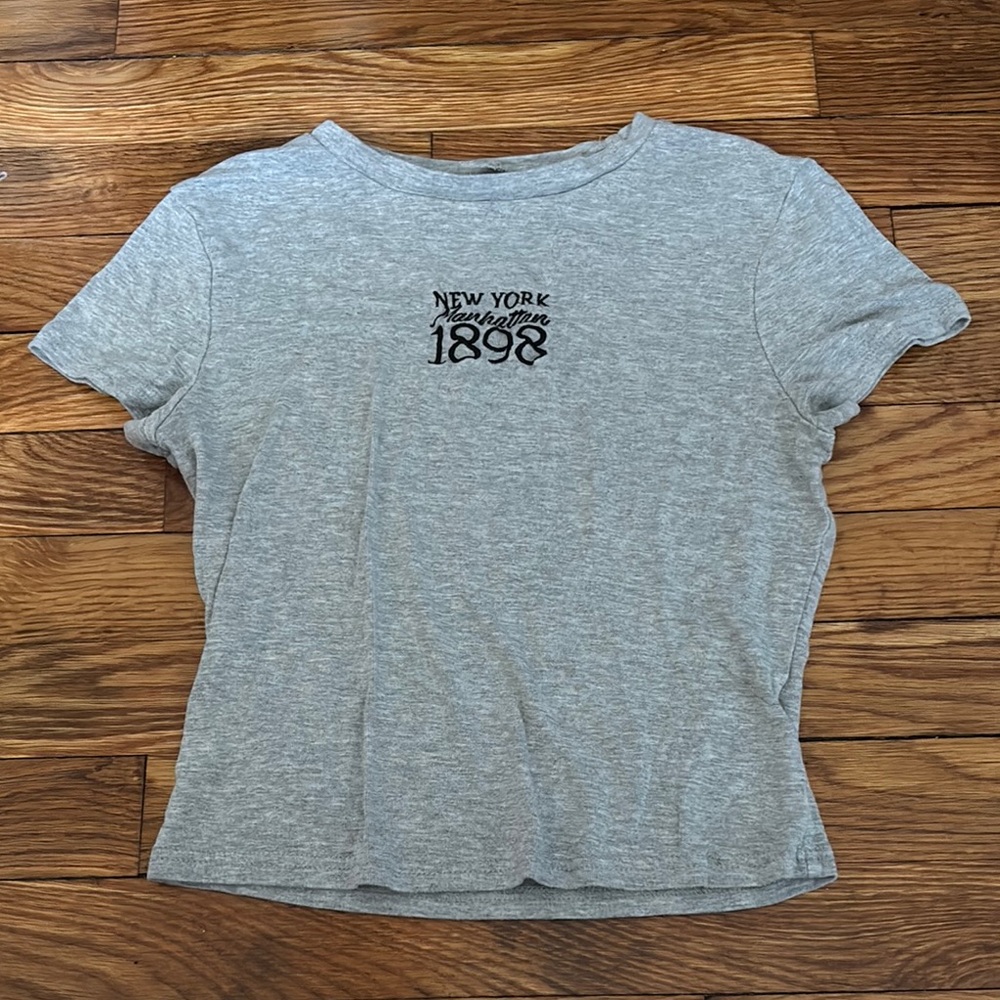 Gray Graphic T-Shirt